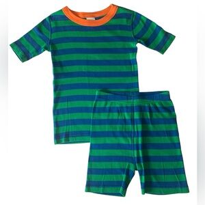 Hanna Andersson Striped Short John Pajamas 130 (8)
